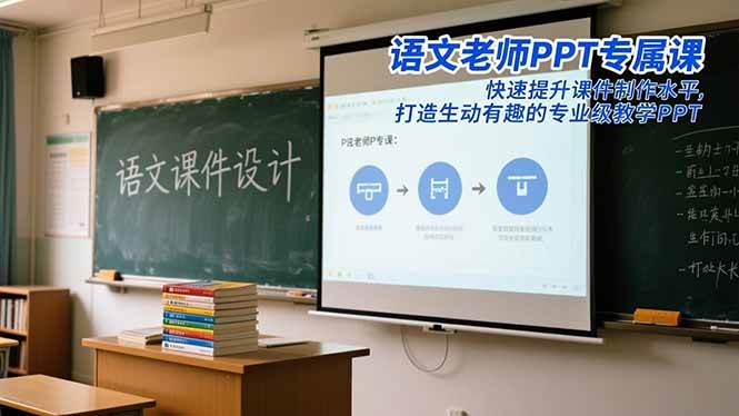 (11.18)语文老师PPT专属课：快速提升课件制作水平，打造生动有趣的专业级教学PPT