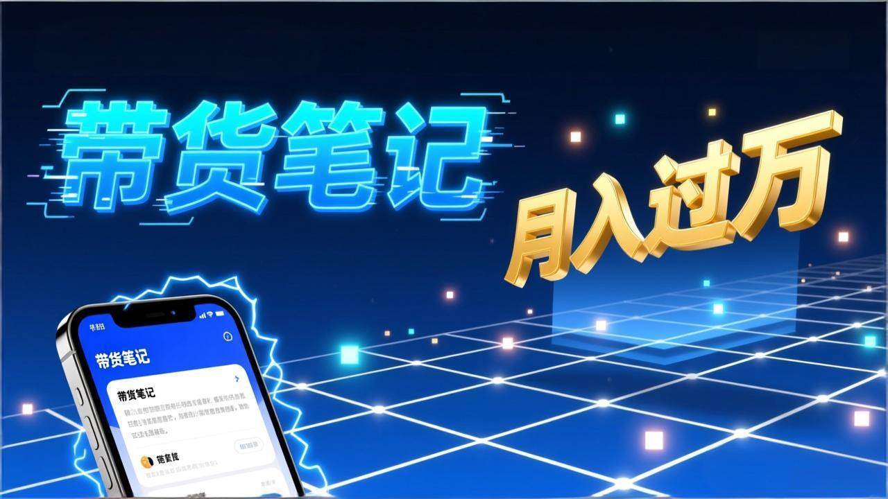 (1.26)小红书爆款笔记带货实战：拆解封面标题正文全要素，手把手教你单篇笔记带货月入过万