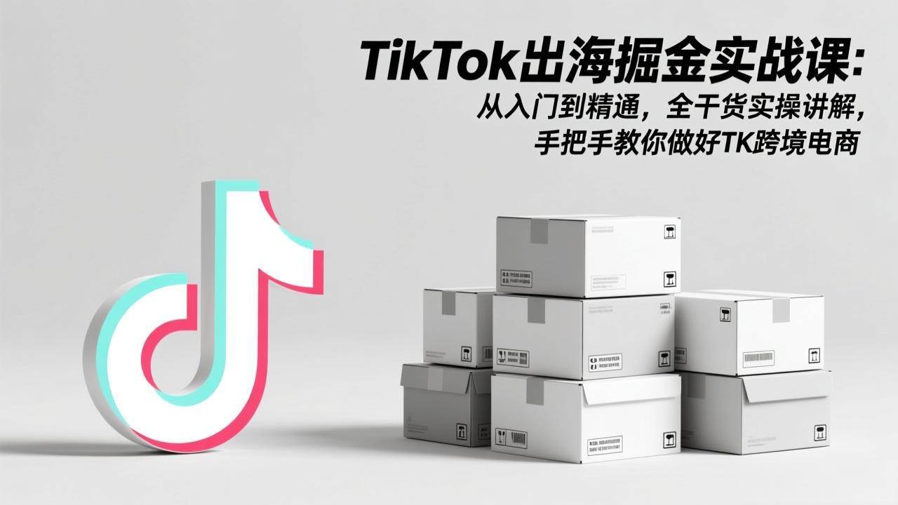 (2.10)TikTok出海掘金实战课：从入门到精通，全干货实操讲解，手把手教你做好TK跨境电商