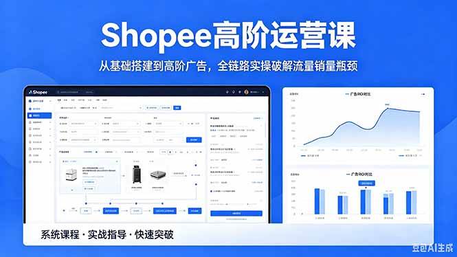 (5.19)Shopee高阶运营课-2026年5月更新，从基础搭建到高阶广告，全链路实操破解流量销量瓶颈