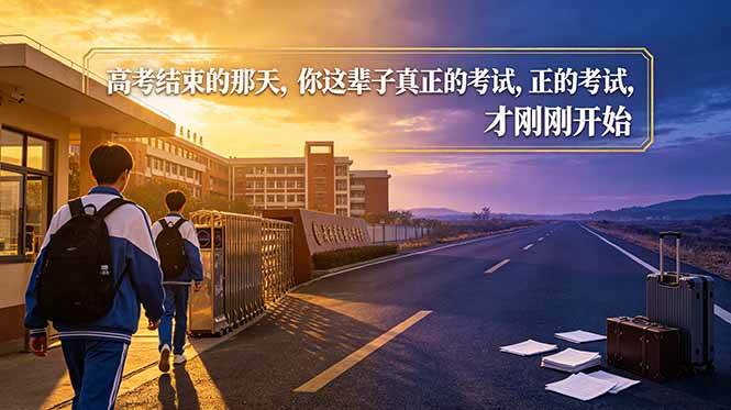 (6.21)付费文章：高考结束的那天，你这辈子真正的考试，才刚刚开始