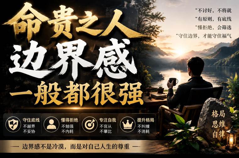 (7.29)付费文章：命贵之人，边界感一般都很强，从五大维度拆解建立强边界的实操方法