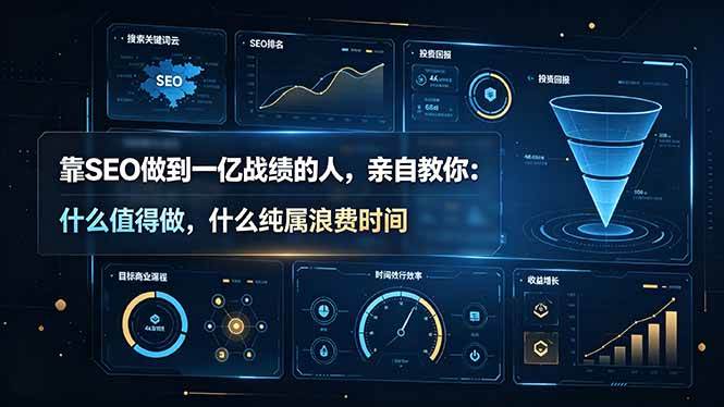 (7.06)靠SEO做到一亿战绩的人，亲自教你：什么值得做，什么纯属浪费时间【原创双语字幕】