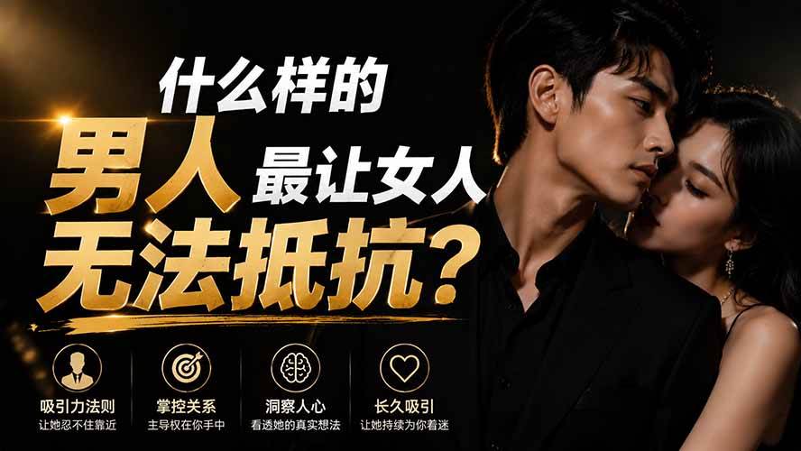 (8.08)付费文章：什么样的男人最让女人无法抵抗？