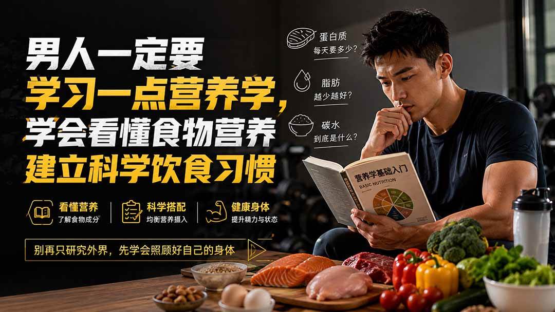 (8.26)付费文章：男人一定要学习一点营养学，学会看懂食物营养建立科学饮食习惯